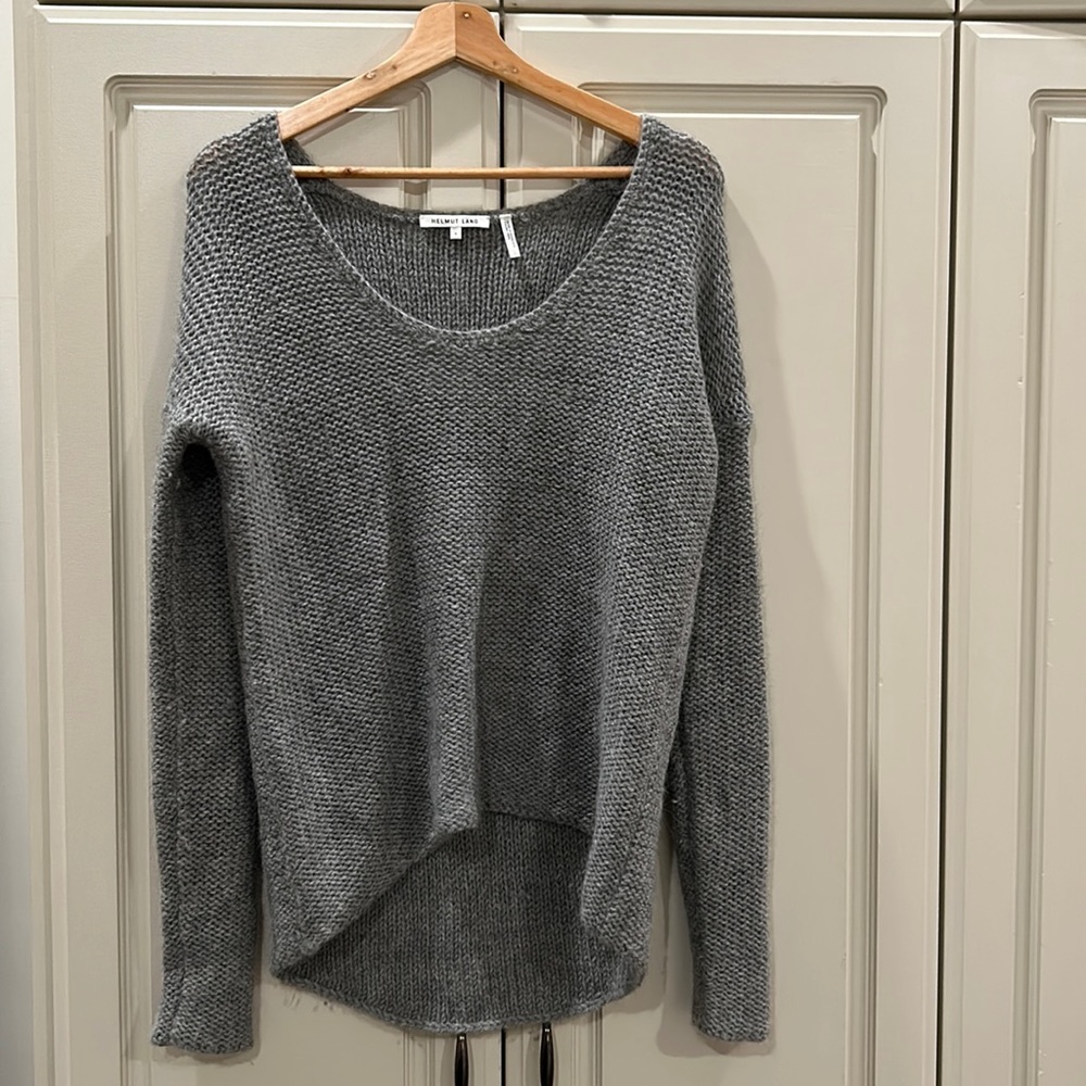 Helmut Lang gray sweater
